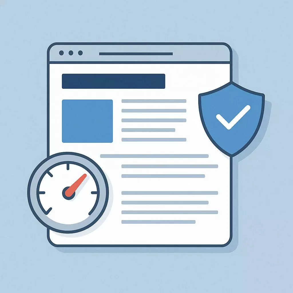 Snelle en veilige wordpress-website